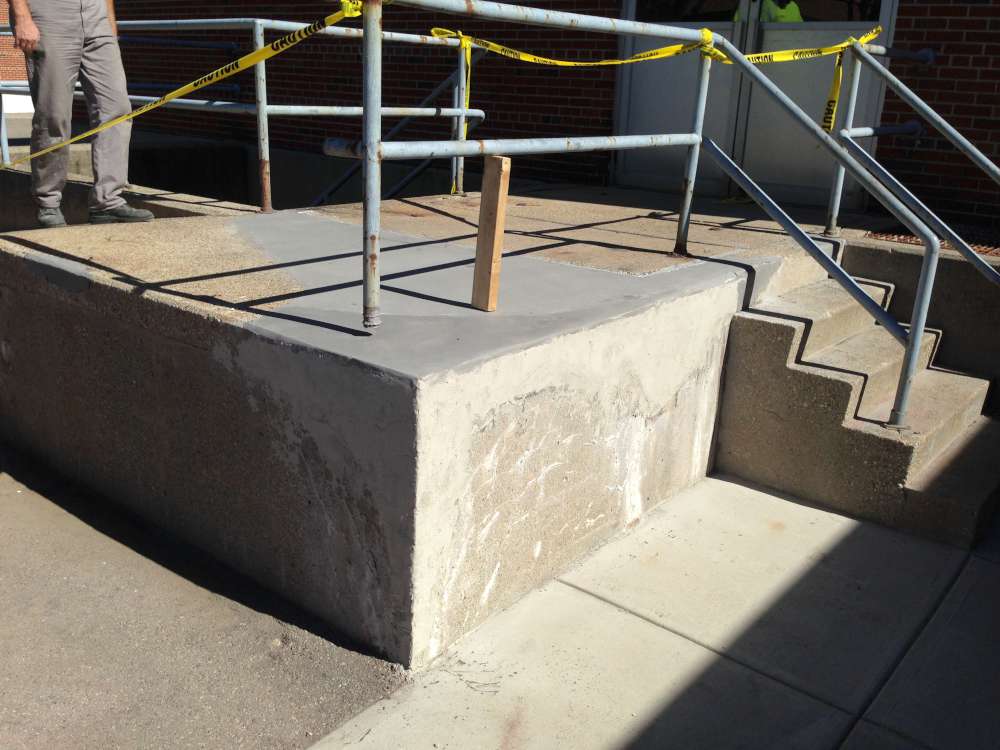 Worn Loading Dock & Ramp Rebuilt