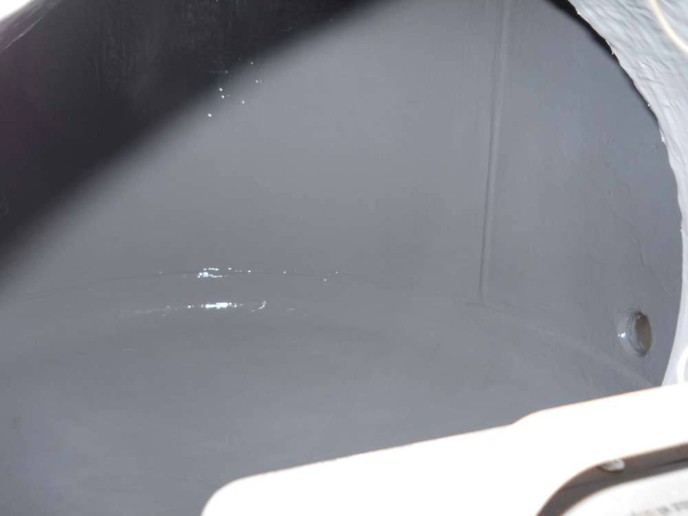 After: the interior fully relined with Belzona 5892.
