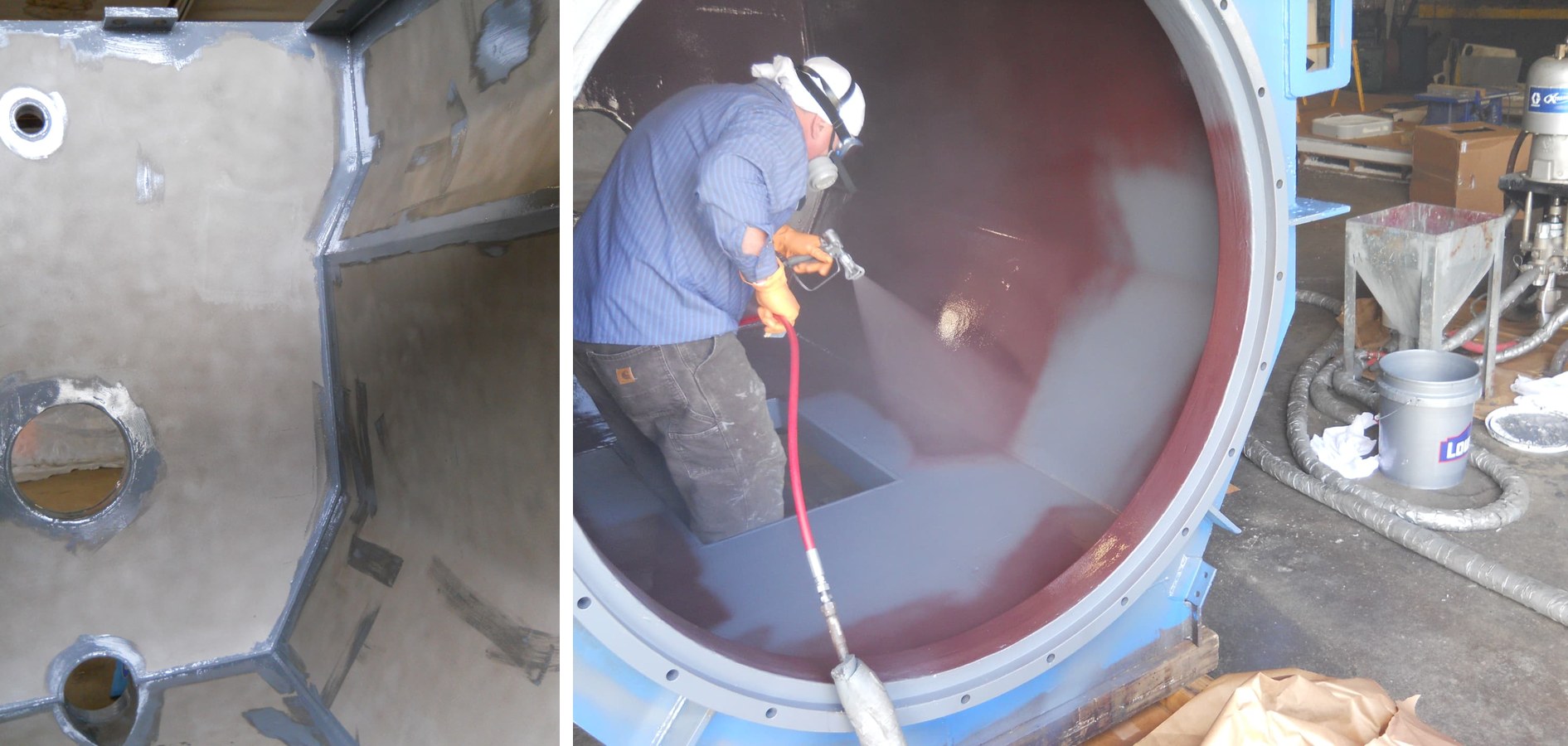 Specified for the environment — before and after