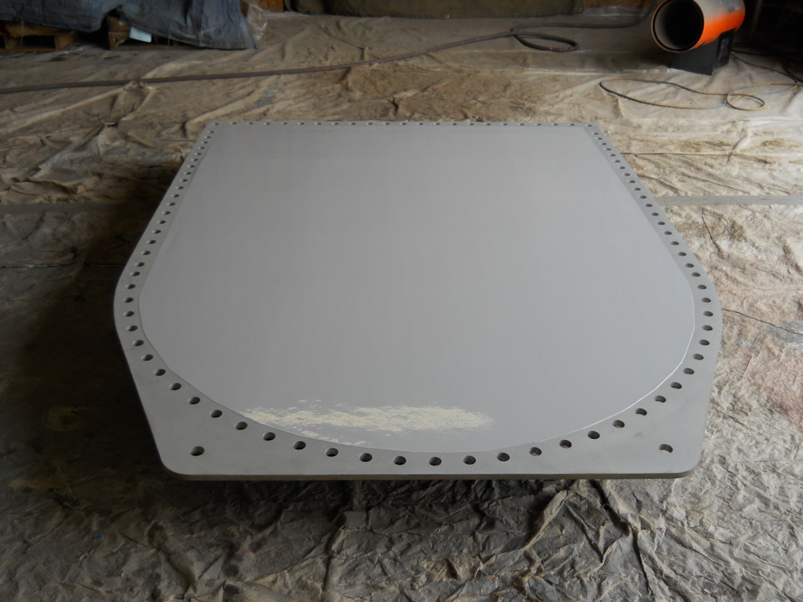 Clarifier Manway Door Coating & Gasket Face Sealing