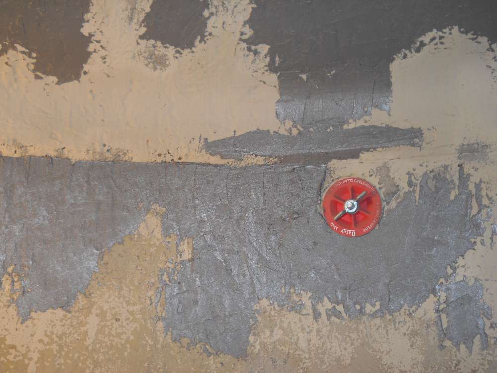 Pitting rebuilt with Belzona 1111, restoring an even surface.