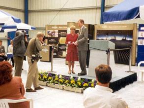 Opening ceremony at a Belzona facility