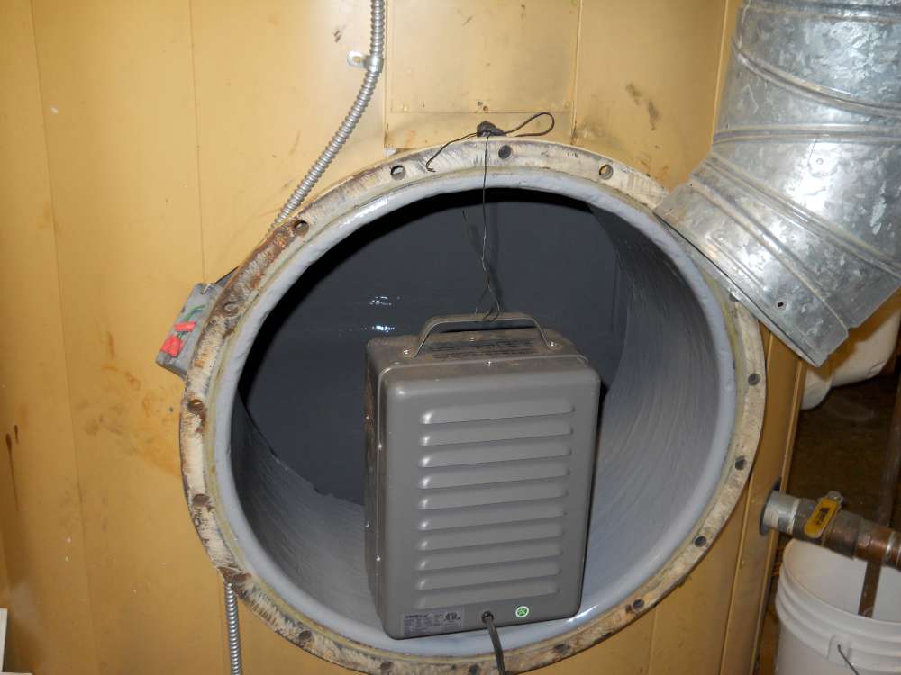 Corroded Potable Water Tank Rebuilt & Relined