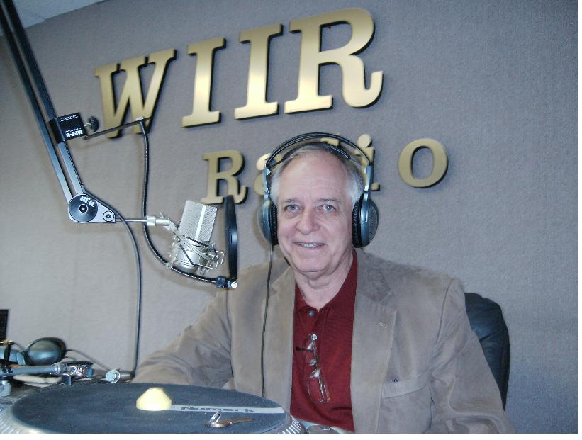 Jim Rumford recording at WIIR Radio