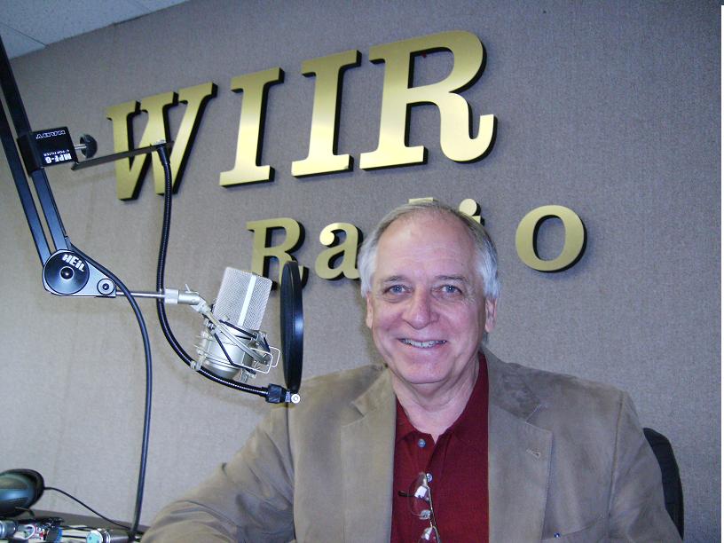 Jim Rumford recording at WIIR Radio
