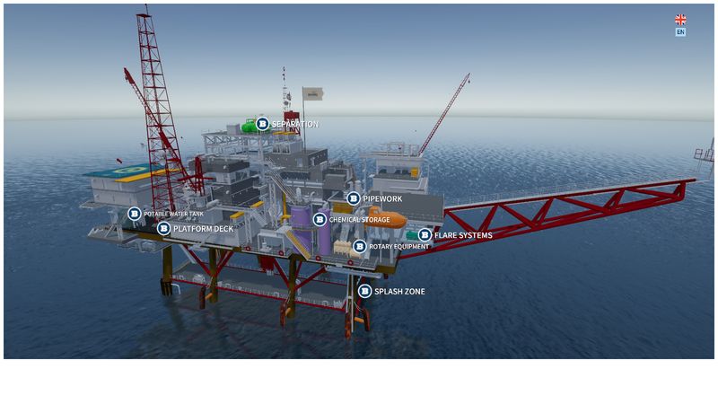 Offshore interactive Solution Map preview